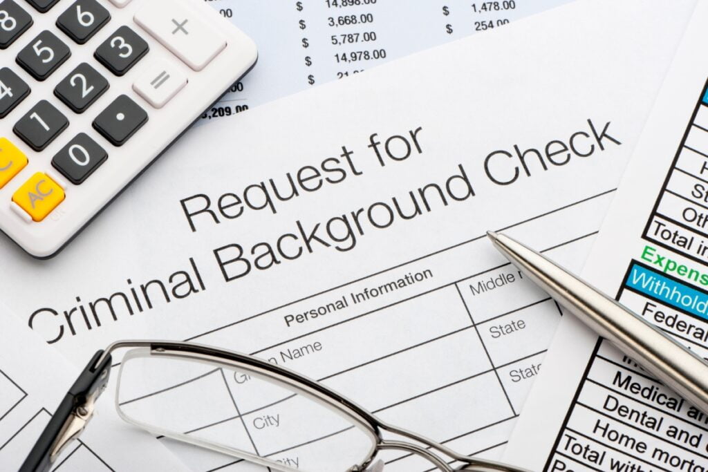 a background check